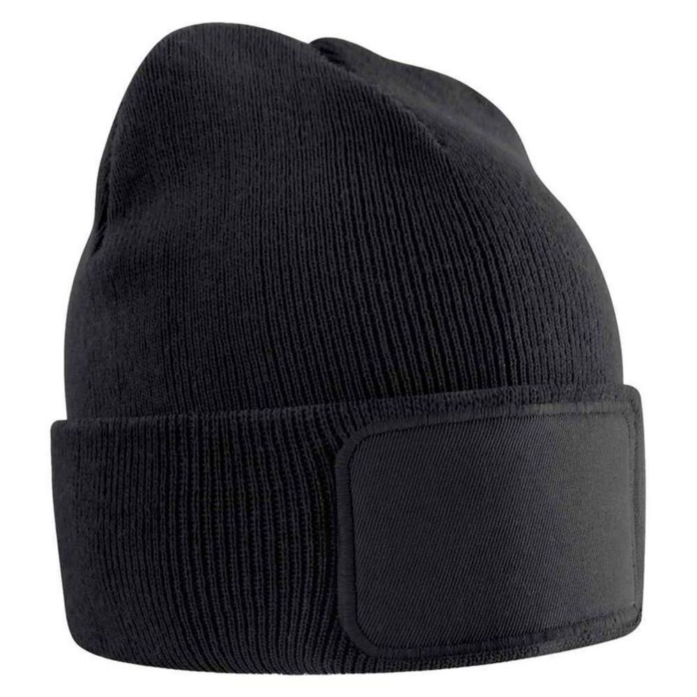 Beechfield Childrens/Kids Original Patch Beanie / Black